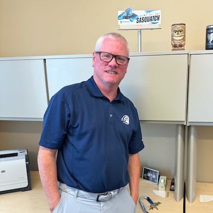 Portrait of Spokane Colleges Athletics Director Jim Fitzgerald