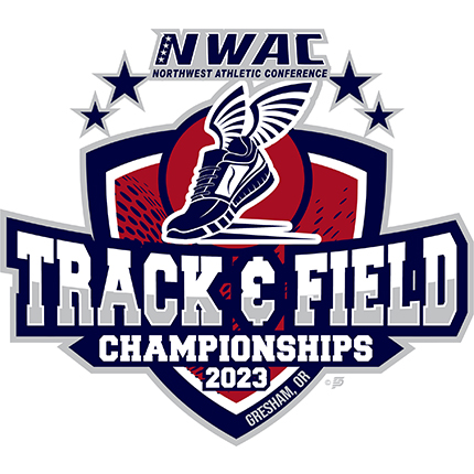 NWAC Track & Field Championships 2023 logo