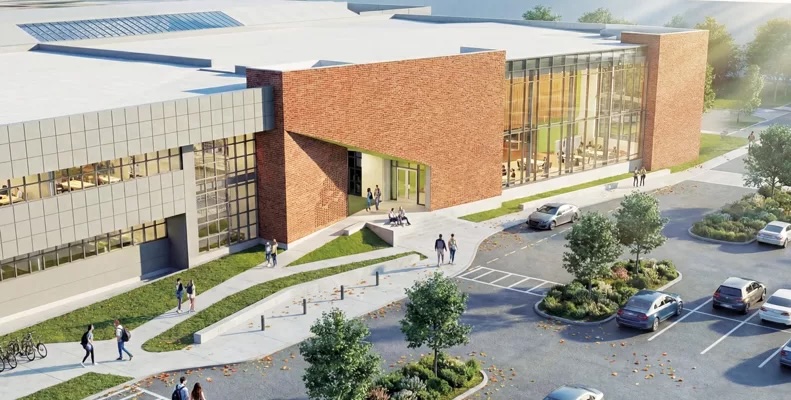 SCC Building 1 renovation rendering