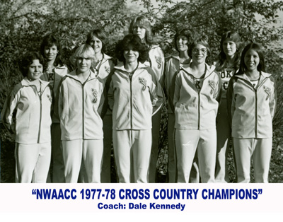 1977-78 SCC Women's Cross Country team