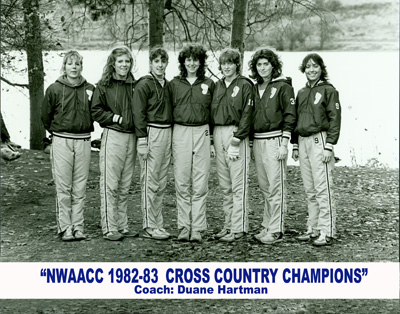 1982-83 CCS Women's Cross Country team