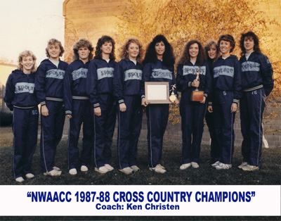 1987-88 CCS Women's Cross Country team