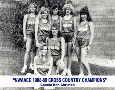 1988-89 CCS Women's Cross Country team