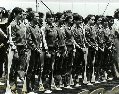1979-80 CCS Gymnastics team