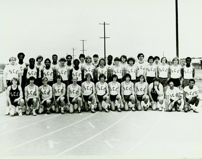 1973-74 SCC Men's Track & Field team