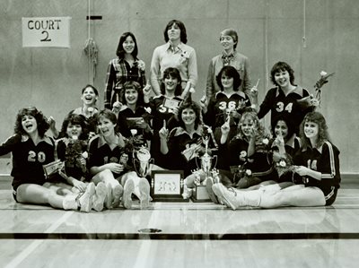 1981-82 CCS Women's Volleyball team