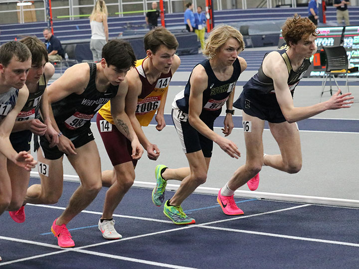 Men's track and field sprinting competition